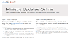 Desktop Screenshot of ministryupdates.org