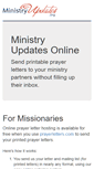 Mobile Screenshot of ministryupdates.org