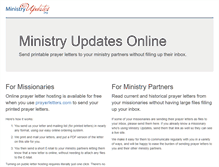 Tablet Screenshot of ministryupdates.org
